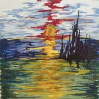 Plastic Manmade Sunshine Machine Celestial Briefcase"