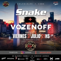 Vozenoff y The Snake en The Roxy Bar & Grill